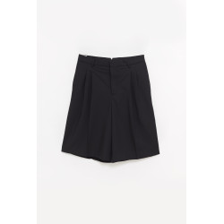 AMI NOIR WIDE BERMUDA SHORTS